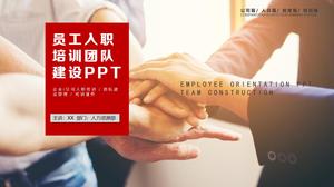 Nowy pracownik szkolenia onboarding zespół budujący szablon PPT