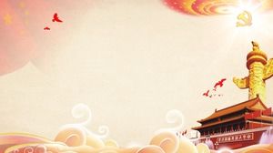 ภาพพื้นหลัง PPT สองภาพในบรรยากาศ