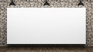 演示白板在聚光燈下的PPT背景圖片