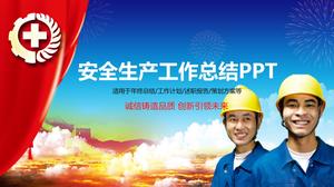 ملخص سلامة العمل قالب PPT