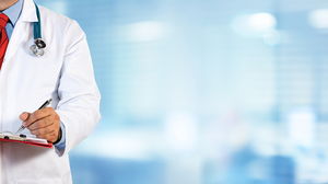 Stetoscop doctor imagine de fundal PPT