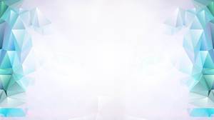 Зеленый сплошной многоугольник PPT фоновый рисунок