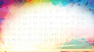 컬러 후광 PPT 배경 그림