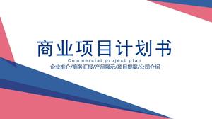 Startup-Finanzierung der Modebranche zur Finanzierung der PPT-Vorlage mit blauem Pulver