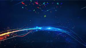 Linii de lumină abstracte imagine de fundal PPT