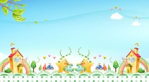 ست صور خلفية جديدة الكرتون PPT