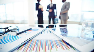 İş karakter veri raporu PPT arka plan resmi