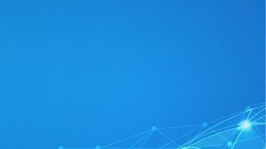 Imagen de fondo de línea de puntos azul planeta PPT