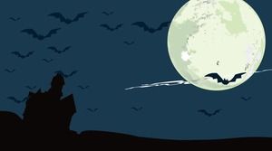 Sept images d'arrière-plan PPT Halloween