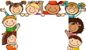 Due immagini di sfondo PPT bambini svegli del fumetto