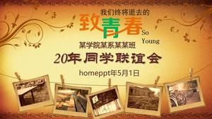 Șablonul PPT al colegilor de 20 de ani