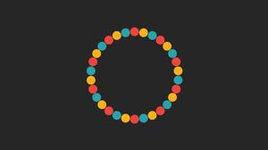 螺旋旋转彩球PPT动画特效下载