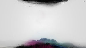 Three ink Chinese style slide background pictures for free download