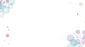 Două imagini elegante de fundal PPT în stil de acuarelă pentru descărcare gratuită