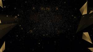 Obraz w tle czarnego wielokąta PPT