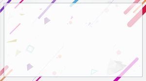 Fashion warna bahan perbatasan PPT unduh gratis