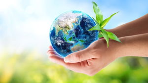 PPT background picture of water conservation and water conservation