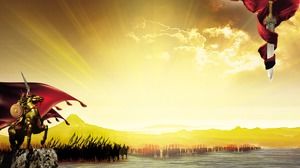 Antigua guerra militar PPT imagen de fondo