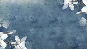 Красивый ретро цветок слайд фоновое изображение