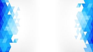 业务幻灯片背景图片在蓝色的多边形背景