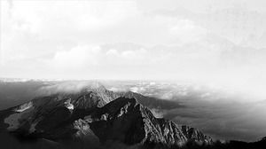 Un ensemble d'images d'arrière-plan PPT de style chinois