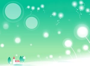 タンポポスターライト抽象的なPPT背景画像