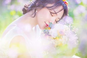 Imagem de fundo PPT de beleza intoxicada