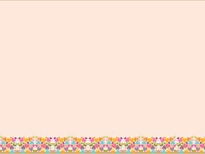 卡通花邊PowerPoint背景圖片下載