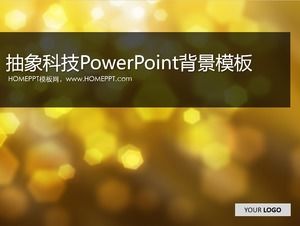 Misty warm sunlight abstract PowerPoint background template