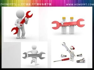 120 construction d'ingénierie PPT blanc méchant matériel