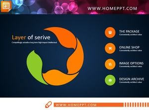 並べて組み合わせた15のPPTチャート