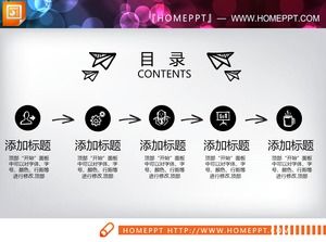 24 diagrame PPT pictate manual negru