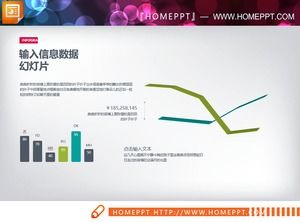 Tiga histogram PPT dengan warna hijau dan abu-abu