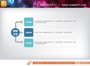 Deux diapositives pratiques bleues des relations de diffusion