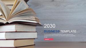 PPT-Vorlage für offene Klassen des Lehrers mit Hintergrund für Buchlehrmaterialien