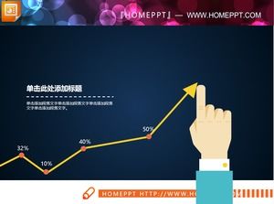Diagrama de orientare a gesturilor plate PPT