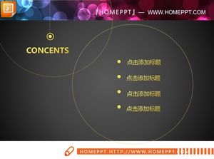 Altın düz iş raporu PPT grafik Daquan