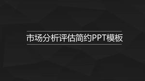 Analiza de piață și evaluare șablon simplu PPT