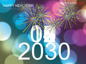 IOS красочный фон обратного отсчета