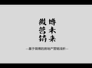 Download de PPT de marketing do Weibo