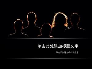 Șablon de cursuri PPT pentru pregătirea companiei de publicitate