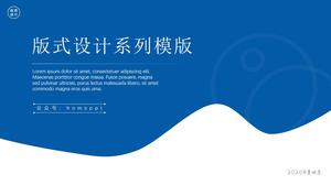 Modelo de capa simples e atmosférica para fãs de negócios, estilo geométrico, (26P)