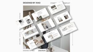 เทมเพลต ppt สไตล์เรียบง่ายของ MUJI