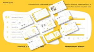 教与学统计表格主题ppt模板