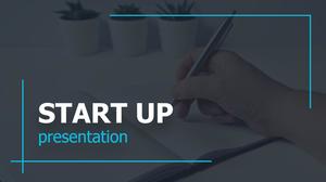 Prosta i wykwintna atmosfera Szablon ppt wprowadzenie firmy w stylu europejskim i amerykańskim