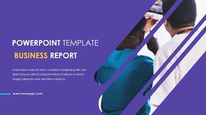 Geometric graphics, geometric style, atmospheric European and American style business summary report general ppt template