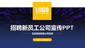 Reclutamiento de nuevos empleados plantilla ppt publicidad introducción de la empresa