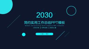 Figura geometrică minimalistă linie rezumat lucru plan șablon ppt