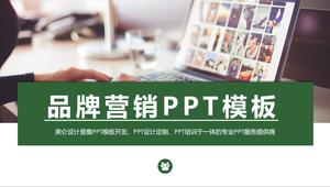 Modèle ppt de planification créative de marketing de marque de mode simple