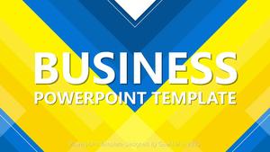 Modèle de ppt général de rapport d'entreprise de création graphique esthétique-géométrique en treillis